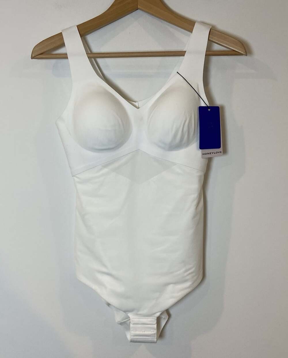NWT Honeylove Liftwear Cami Bodysuit Shapewear White Medium M New